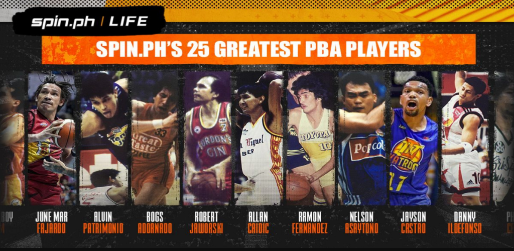 Who is the player in the PBA logo